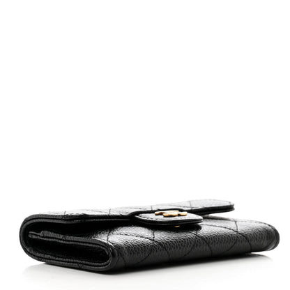 Chanel Caviar Quilted Flap Card Holder Black 4 of 8