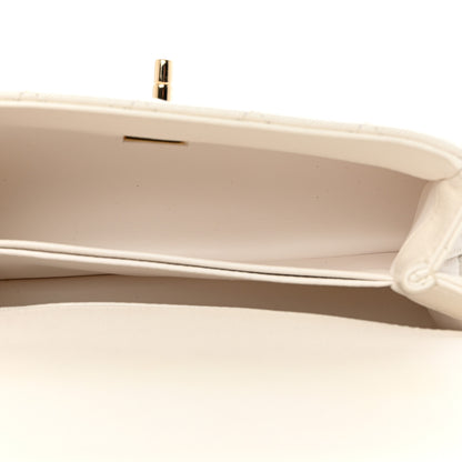 Chanel Caviar Quilted Mini Coco Handle Flap White 5 of 10
