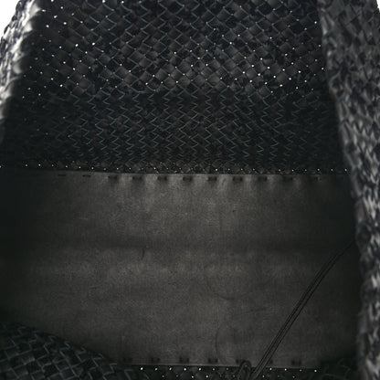 Bottega Veneta Nappa Velours Intrecciato Large Cabat Black 5 of 10