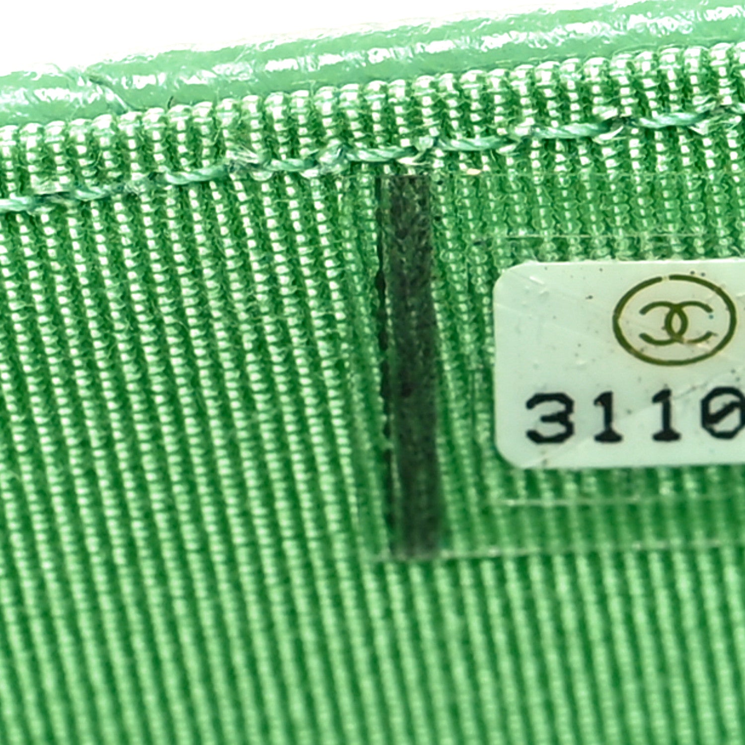 Chanel Caviar Quilted Wallet on Chain WOC Light Green 8 of 12