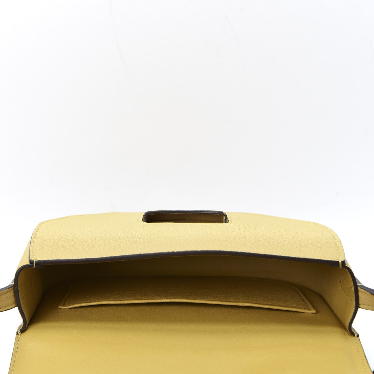 Celine Baby Grained Calfskin Small Trotteur Vanilla 4 of 9