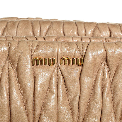 Miu Miu Nappa Matelasse Shoulder Bag Cammeo 9 of 9