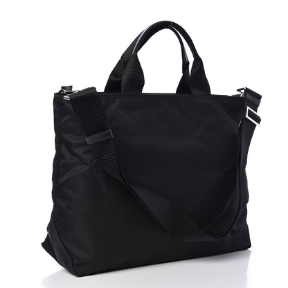 Prada Nylon Vela East West Shopper Tote Black 3 of 12