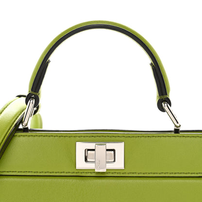 Fendi Shiny Nappa Petite Peekaboo I SEE U Satchel Wasabi 9 of 11