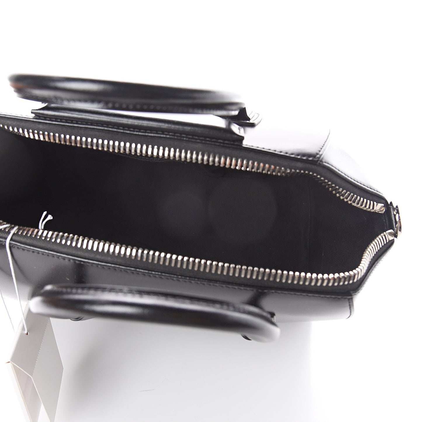 Shiny Lord Calfskin Medium Antigona Black