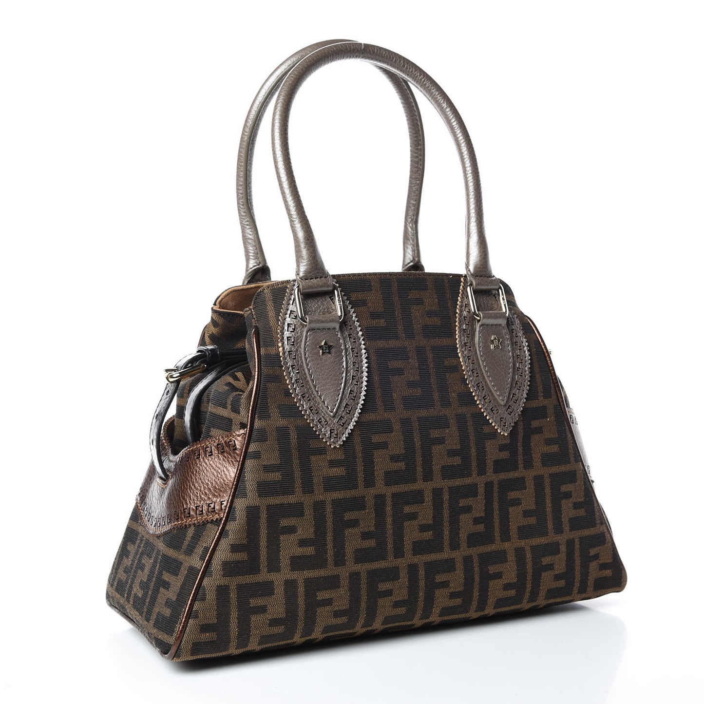 Zucca Star Embellished Bag De Jour Tobacco