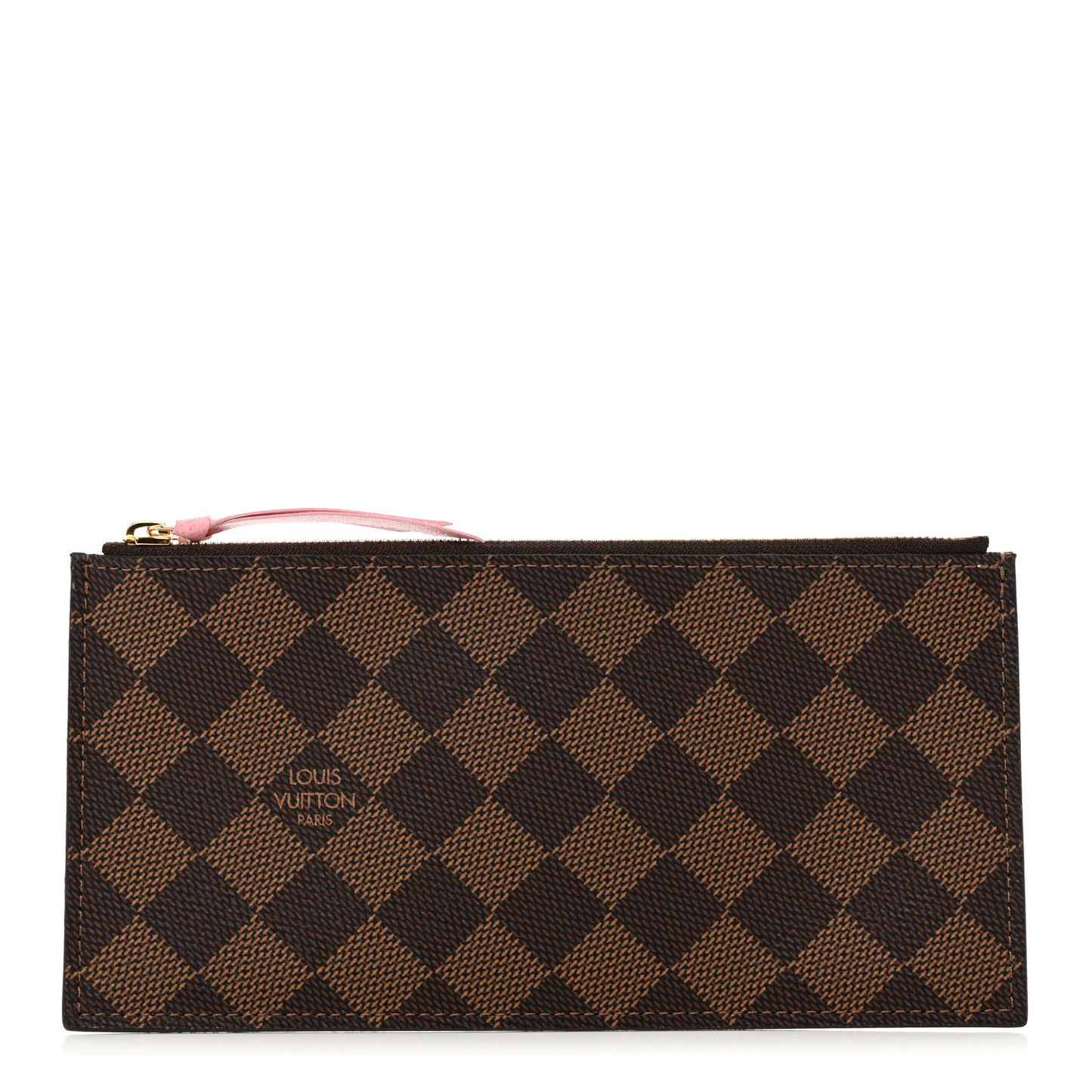 Damier Ebene Felicie Chain Wallet Zippered Insert