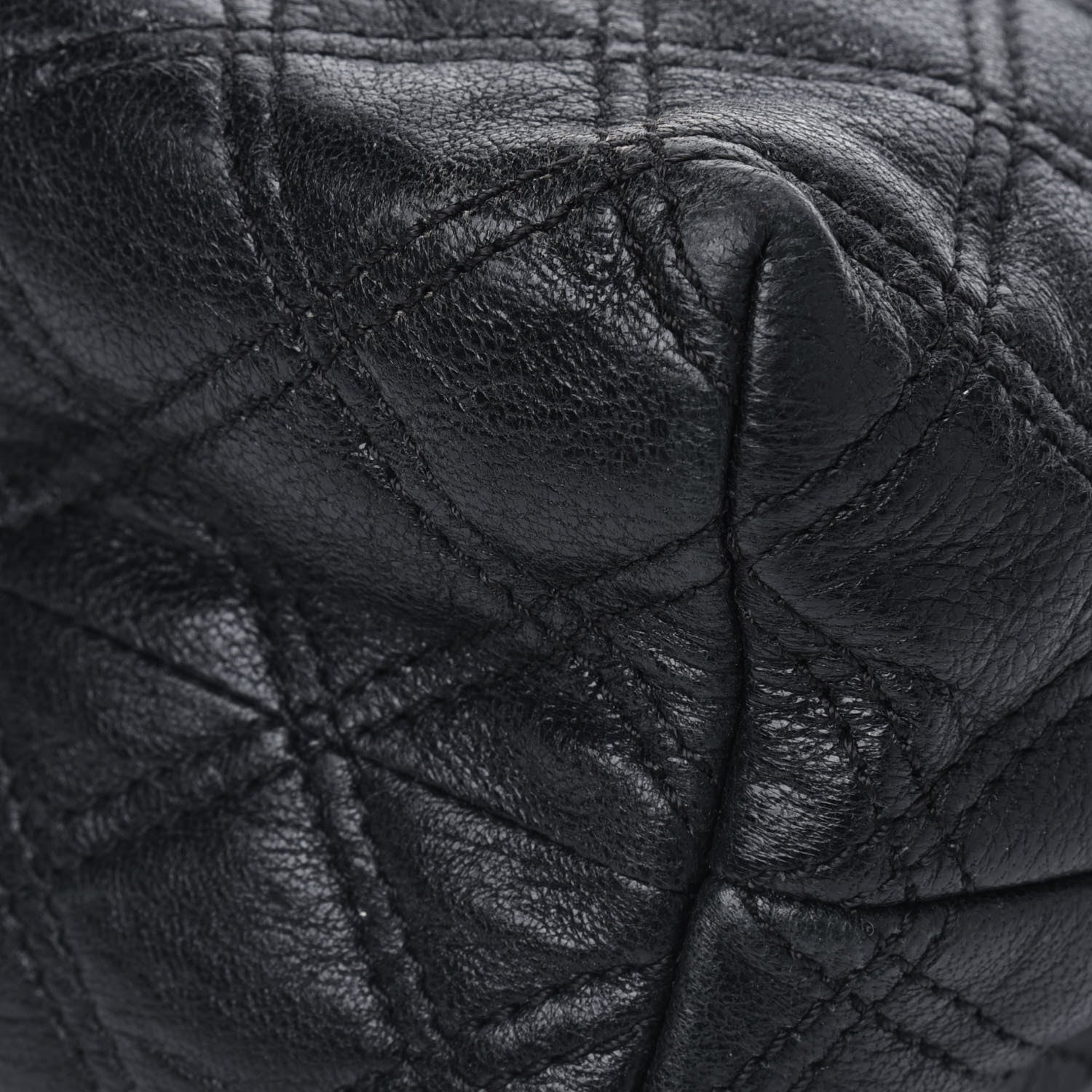 Marc Jacobs Lambskin Quilted Large Baroque Single Flap Bag Black 13 of 18