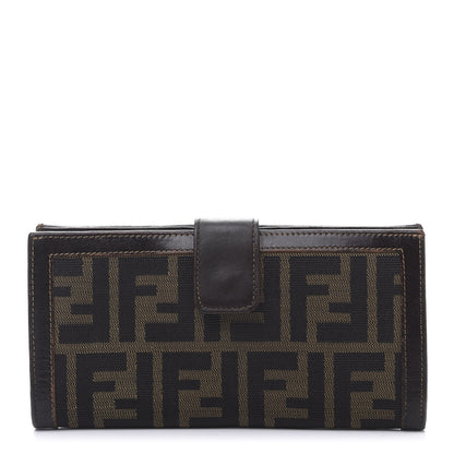 Fendi Zucca Continental Wallet Tobacco 1 of 12