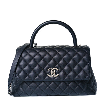 Chanel Caviar Quilted Small Coco Handle Flap Black 1 of 8