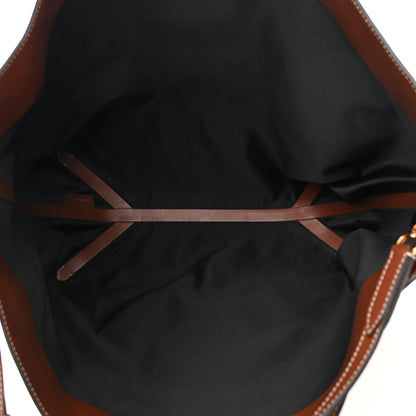 Burberry Satin Mythical Alphabet Print Bag Orange White 6 of 10