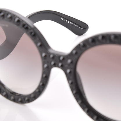 Prada Crystal Baroque Sunglasses SPR 31P Black 6 of 8
