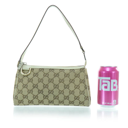 Gucci Monogram D Ring Pochette Ivory 2 of 11