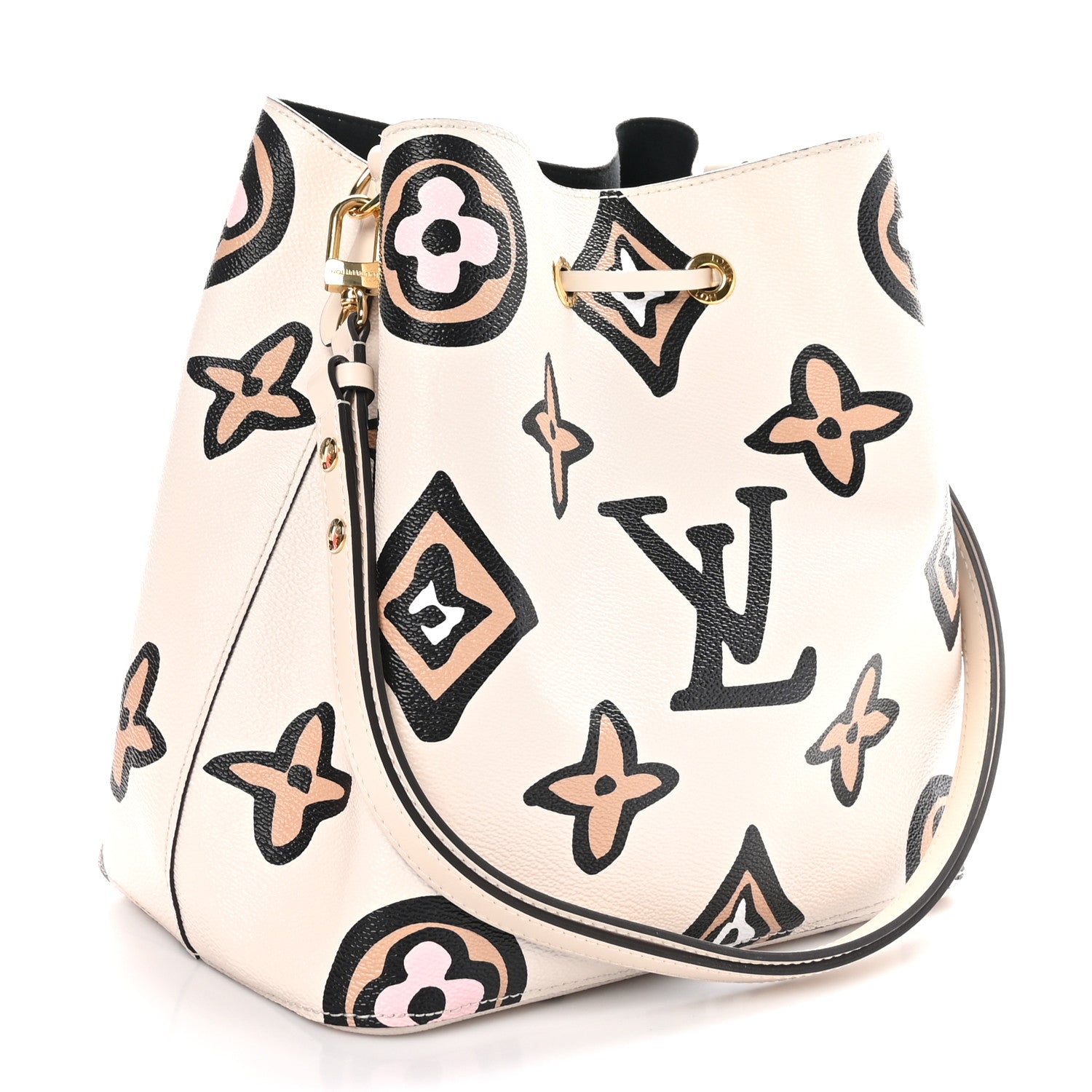 Louis Vuitton Monogram Giant Wild At Heart Neonoe MM Creme 3 of 11