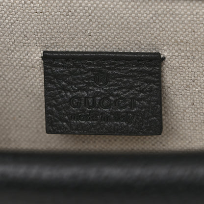Gucci Jacquard Black Denim GG Monogram Textured Dollar Calfskin Small Dionysus Shoulder Bag Black Ivory 6 of 11