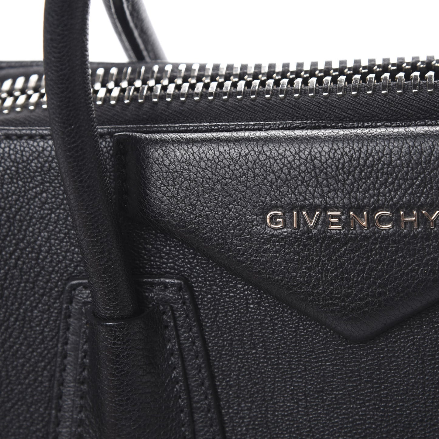 Sugar Goatskin Small Antigona Black