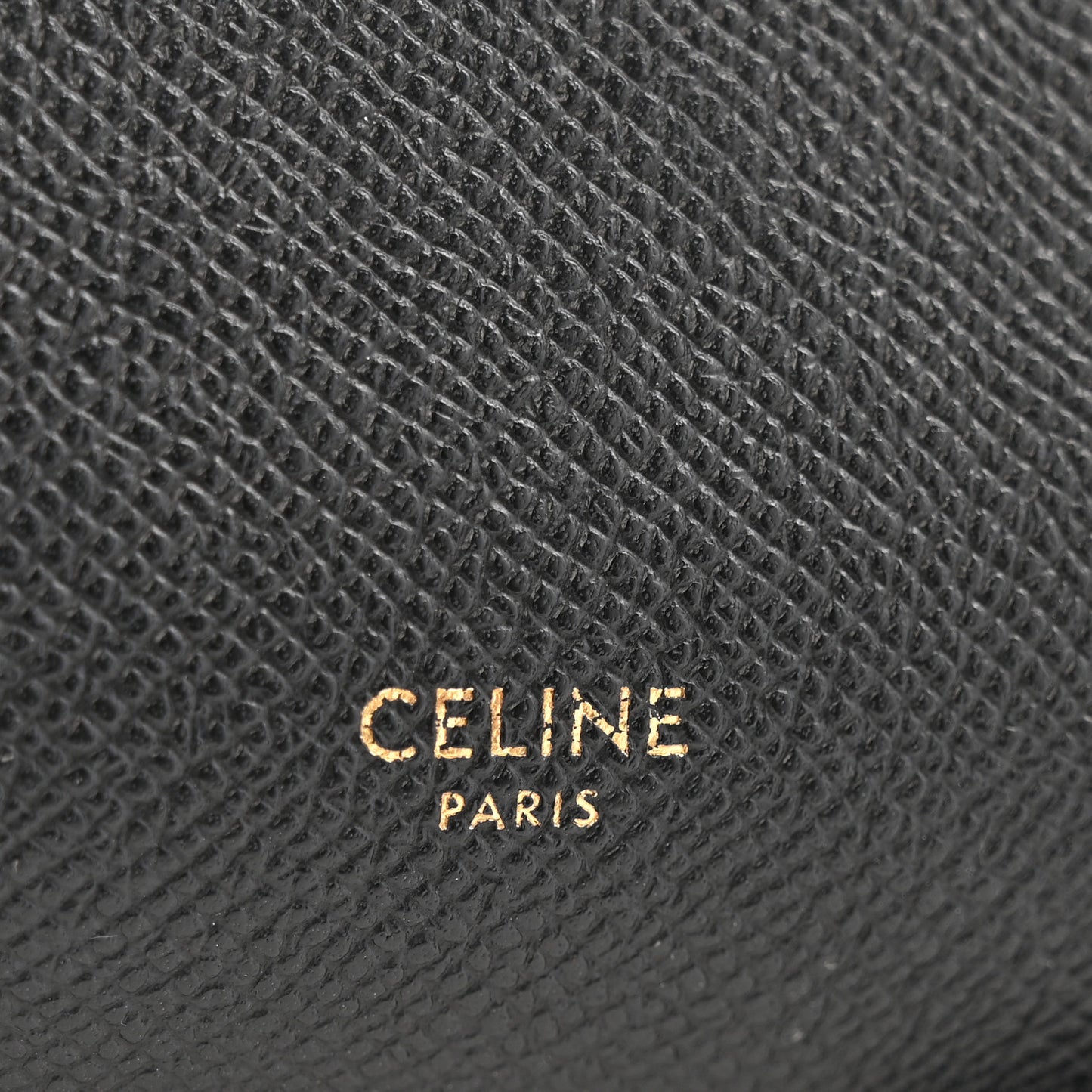 Grained Calfskin Mini Belt Bag Black