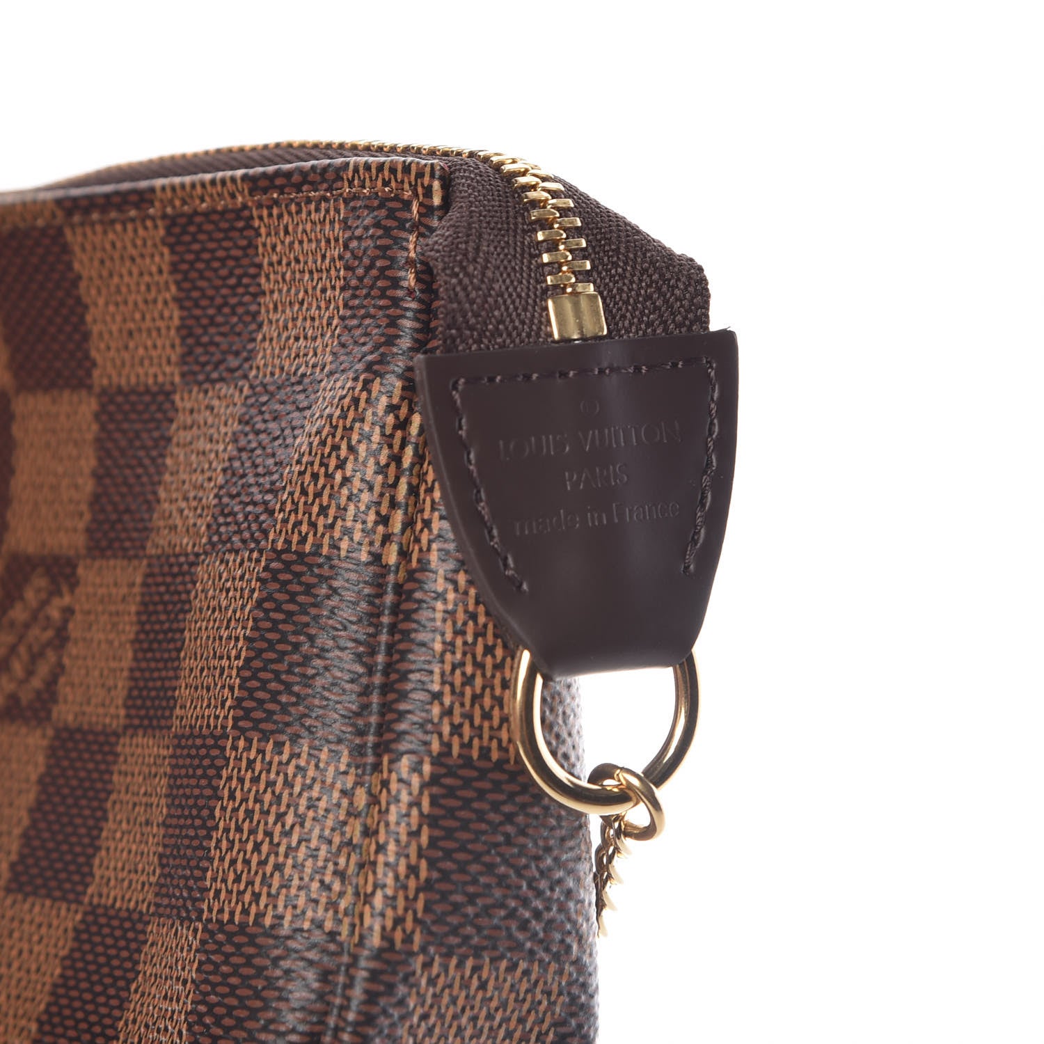 Louis Vuitton Damier Ebene Mini Pochette Accessories 7 of 10