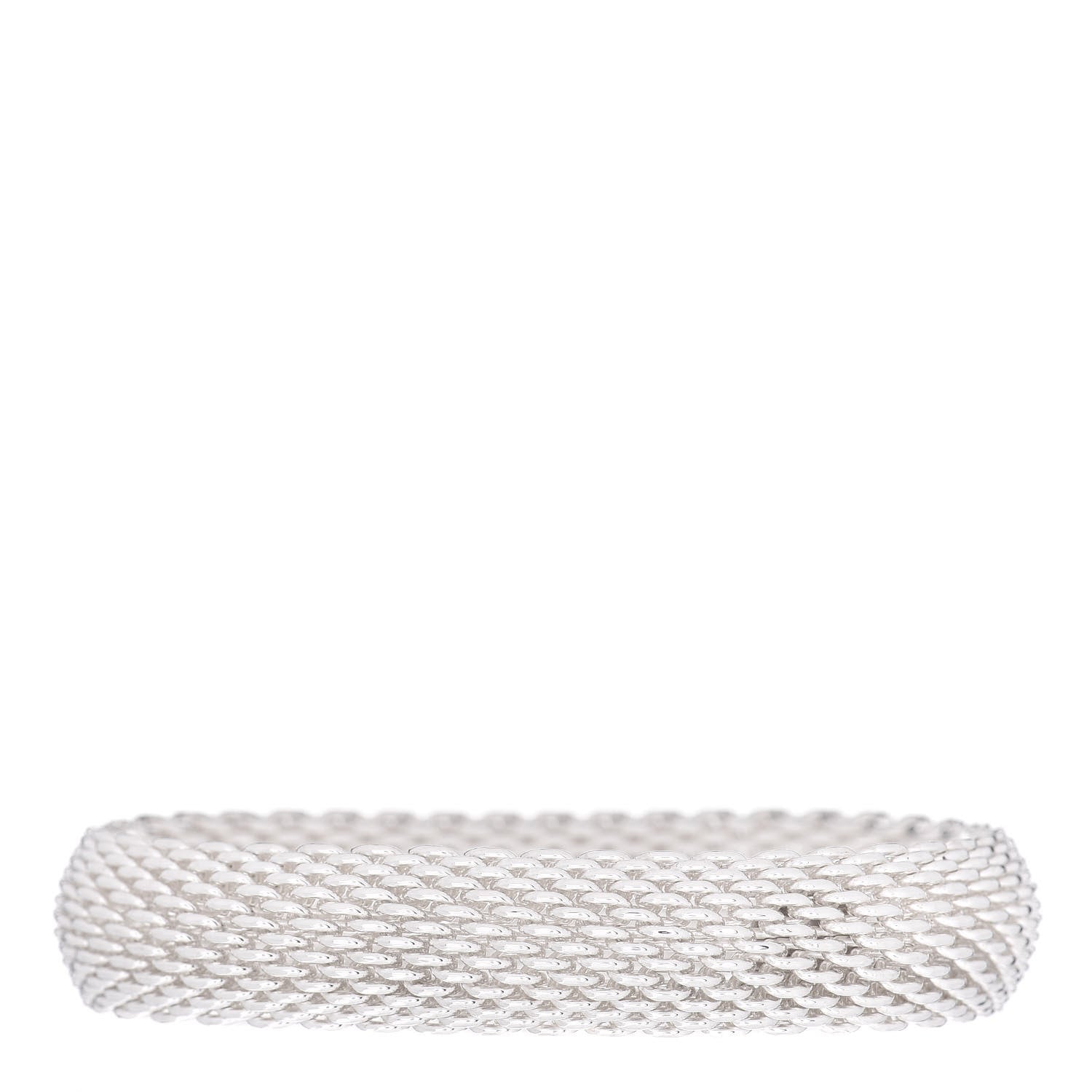 Tiffany Sterling Silver Somerset Mesh Bracelet 3 of 4