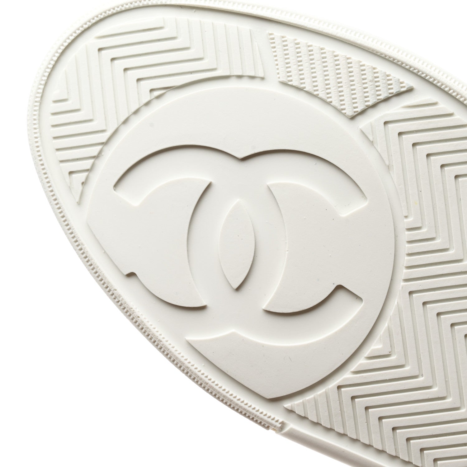 Chanel Calfskin CC Womens Sneakers 38 White 9 of 9