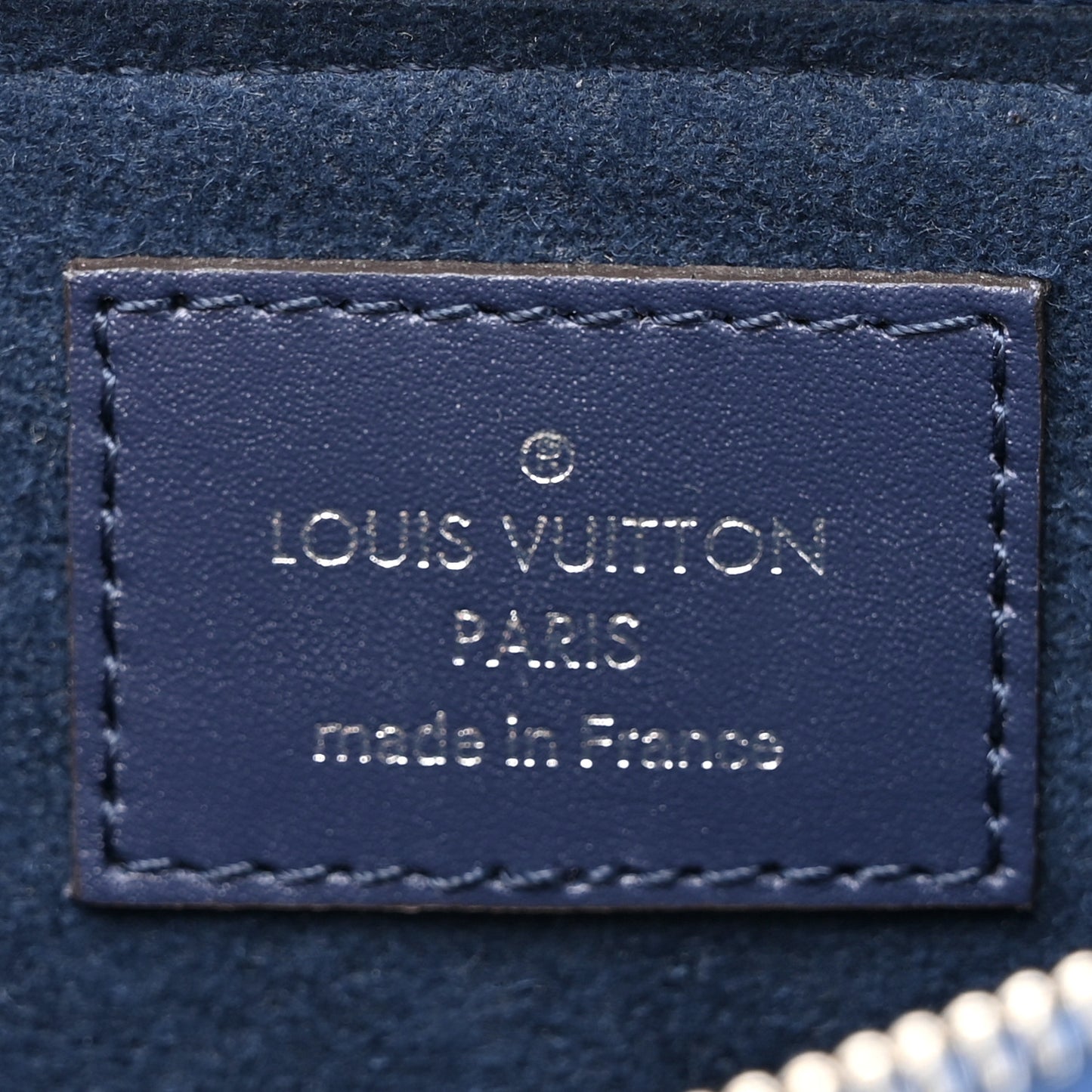 Monogram Giant Escale Double Zip Pochette Blue