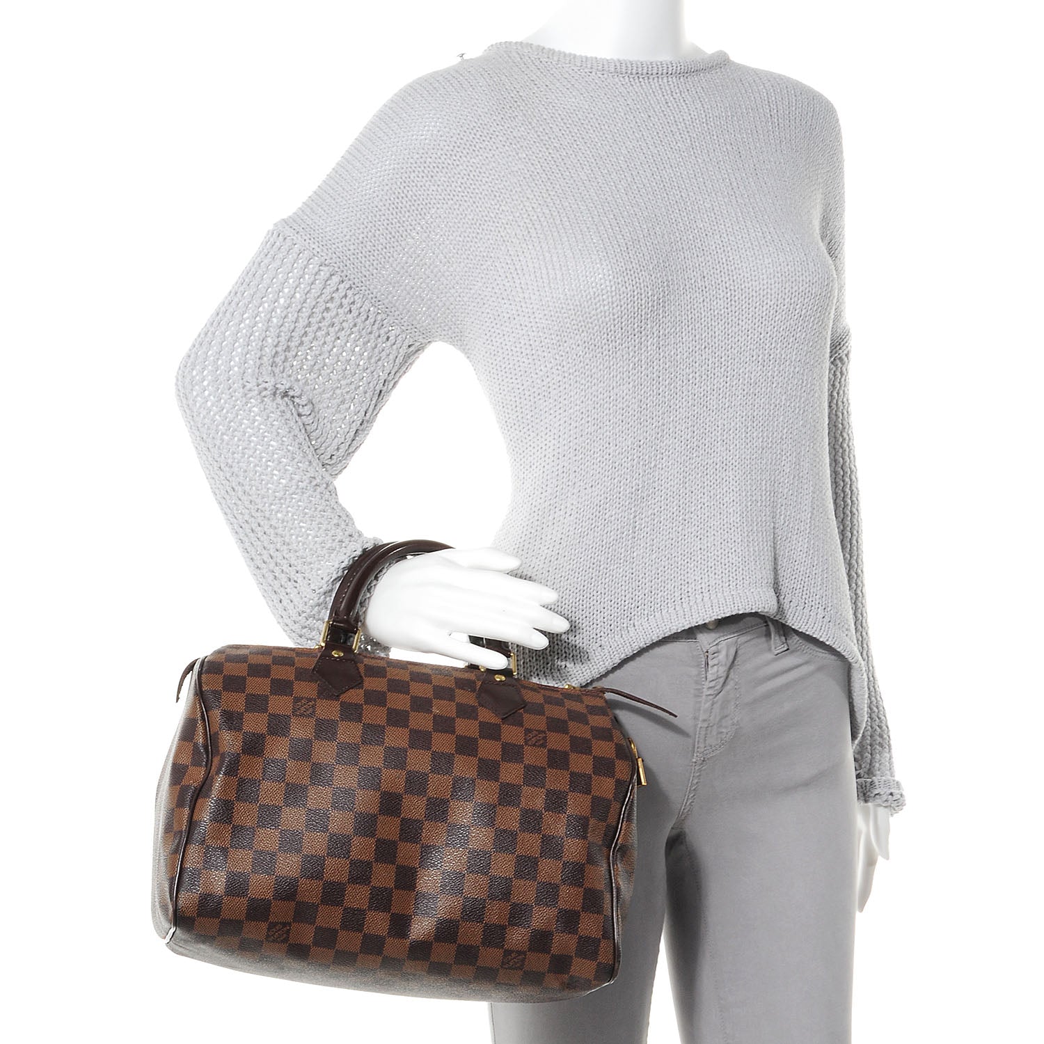 Louis Vuitton Damier Ebene Speedy 30 2 of 7
