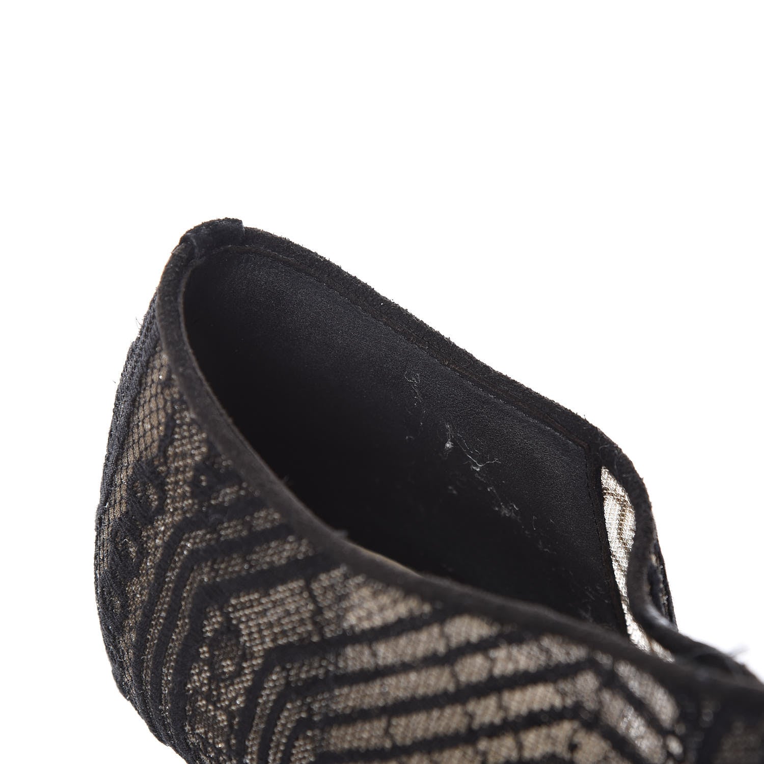 Chanel Lace Pearl Booties 39 Black 14 of 17