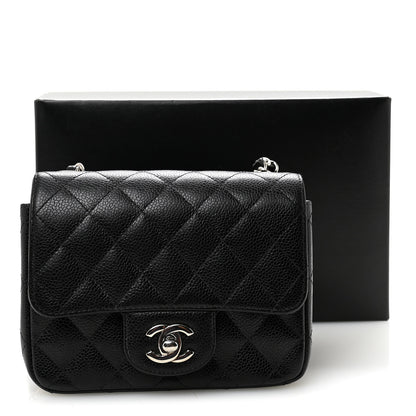 Chanel Caviar Quilted Mini Square Flap Black 11 of 11