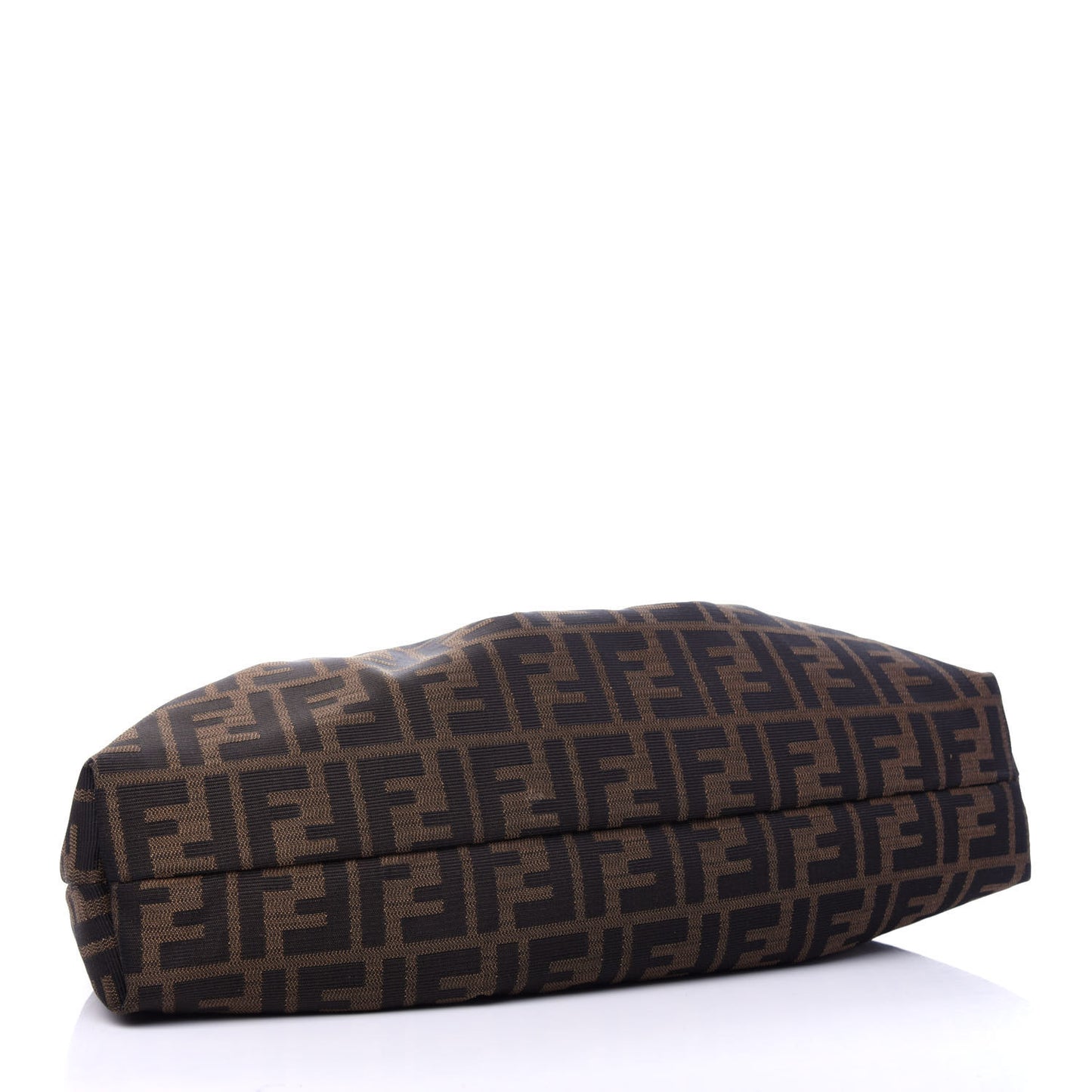 Zucca Calfskin Crocodile Embossed Chef Hobo Tobacco