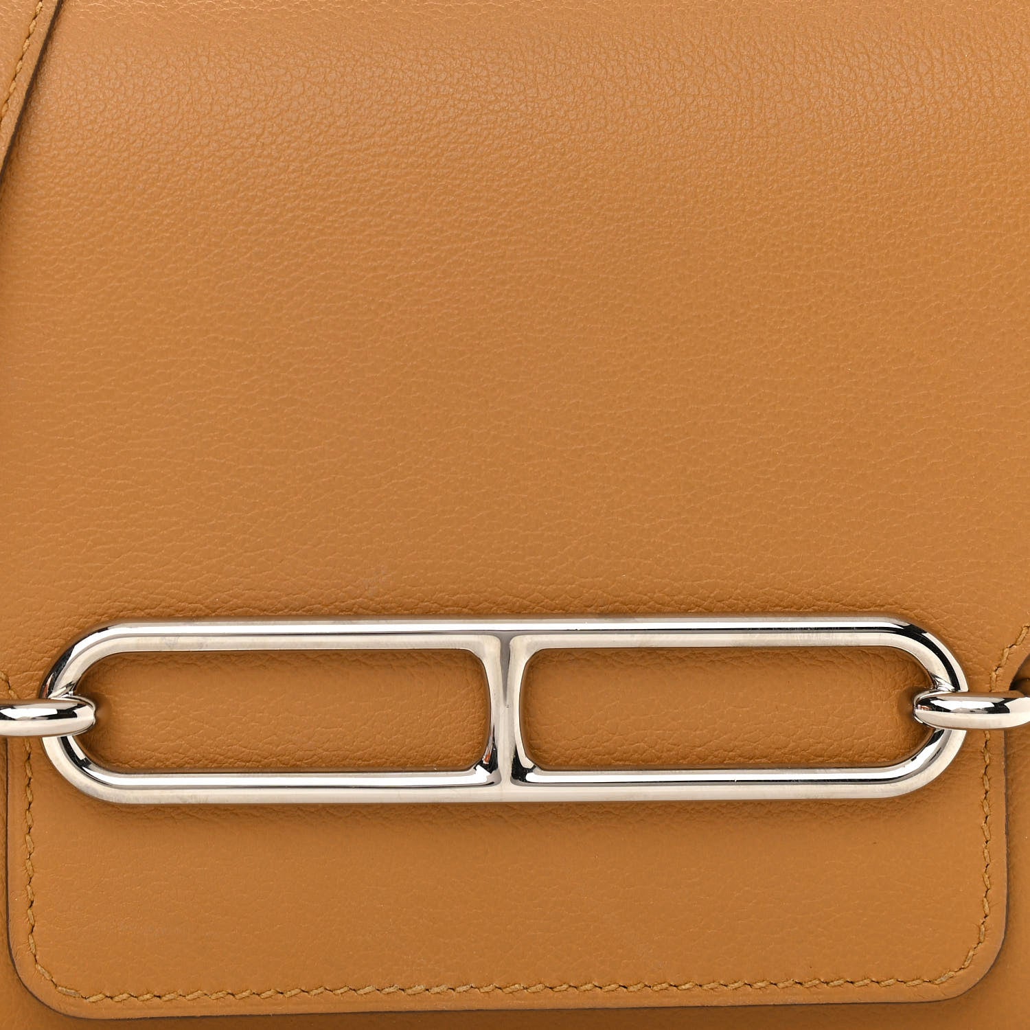 Hermes Evercolor Verso Mini Sac Roulis Caramel Bleu Brume 8 of 11