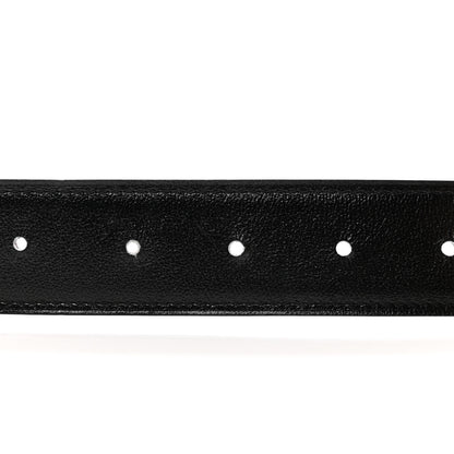 Hermes Box Togo 32mm H Belt 85 34 Black Chocolate 4 of 7