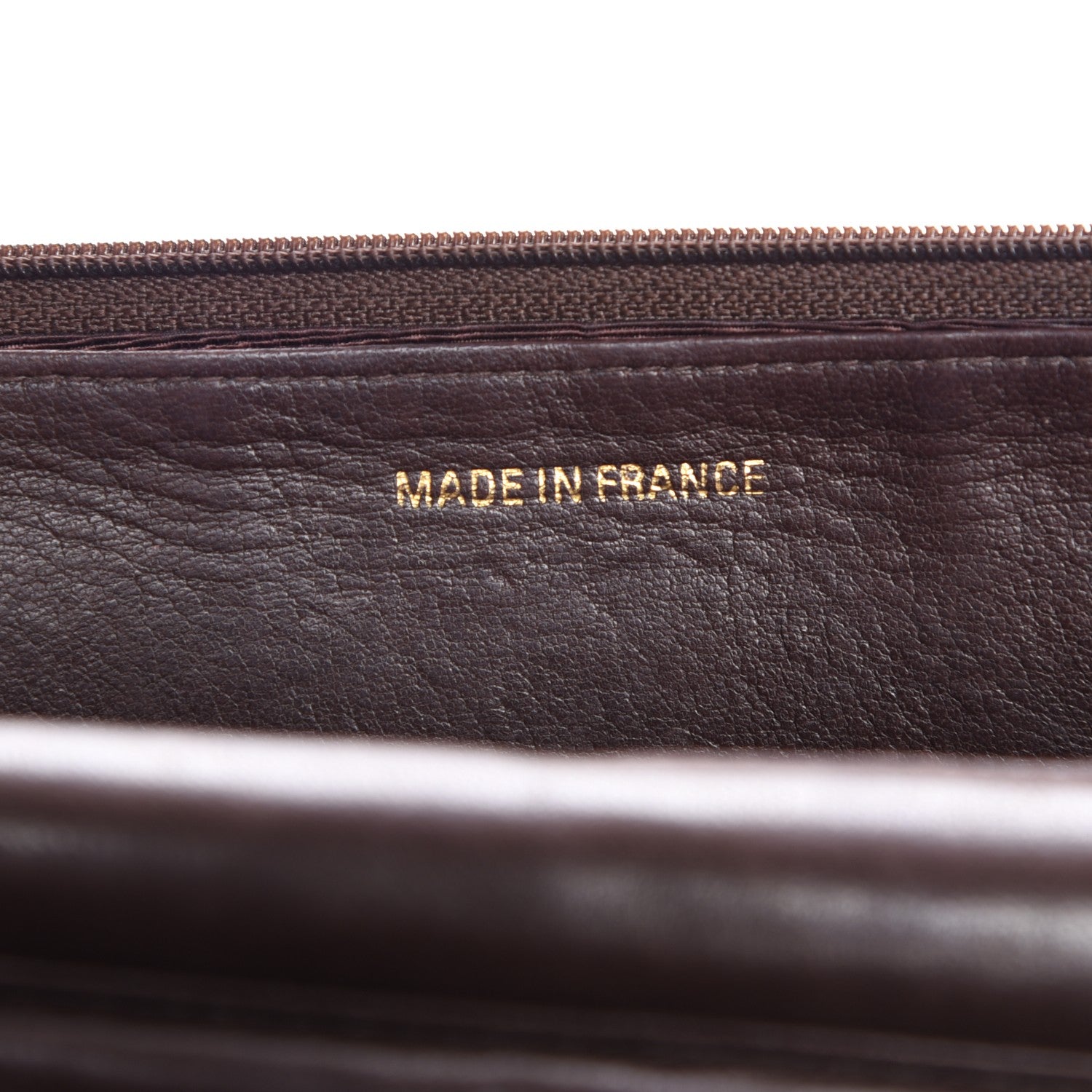 Chanel Caviar Timeless CC Wallet On Chain WOC Dark Brown 7 of 10