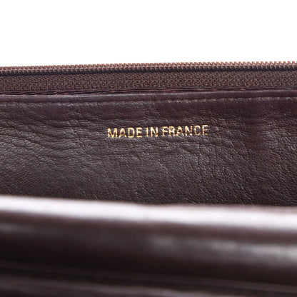 Chanel Caviar Timeless CC Wallet On Chain WOC Dark Brown 7 of 10
