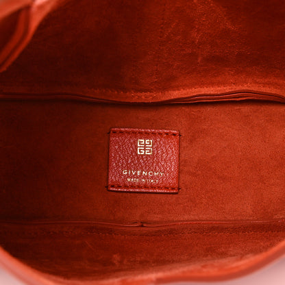 Givenchy Textured Calfskin Mini G Hobo Orange 5 of 9