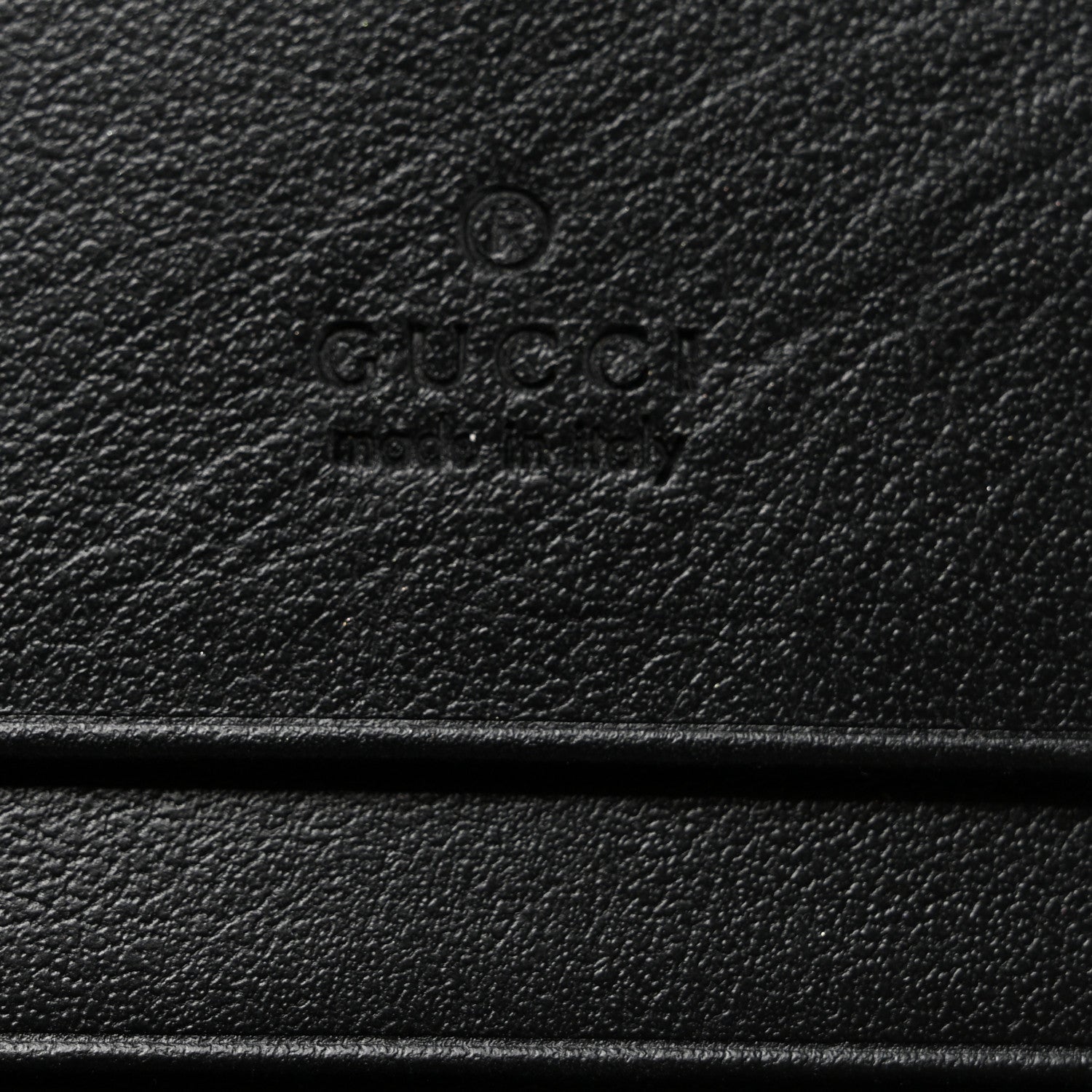 Gucci Calfskin GG Matelasse Card Case Wallet Black 6 of 10