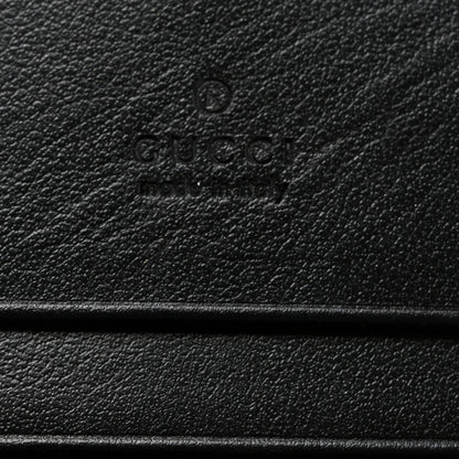 Gucci Calfskin GG Matelasse Card Case Wallet Black 6 of 10