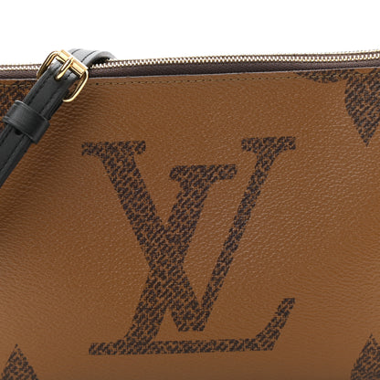 Louis Vuitton Reverse Monogram Giant Double Zip Pochette 8 of 10
