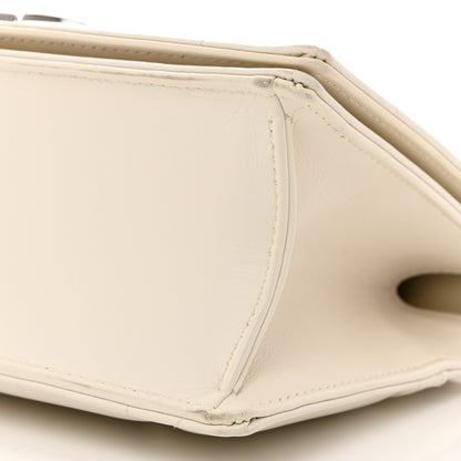 Christian Dior Lambskin Maxi Cannage 30 Montaigne Chain Top Handle Bag Off White 10 of 10