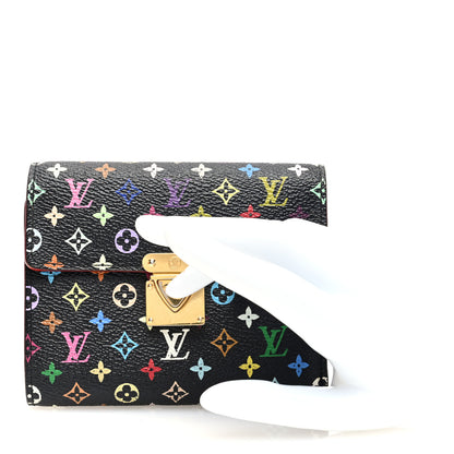 Louis Vuitton Monogram Multicolor Koala Wallet Black 2 of 7