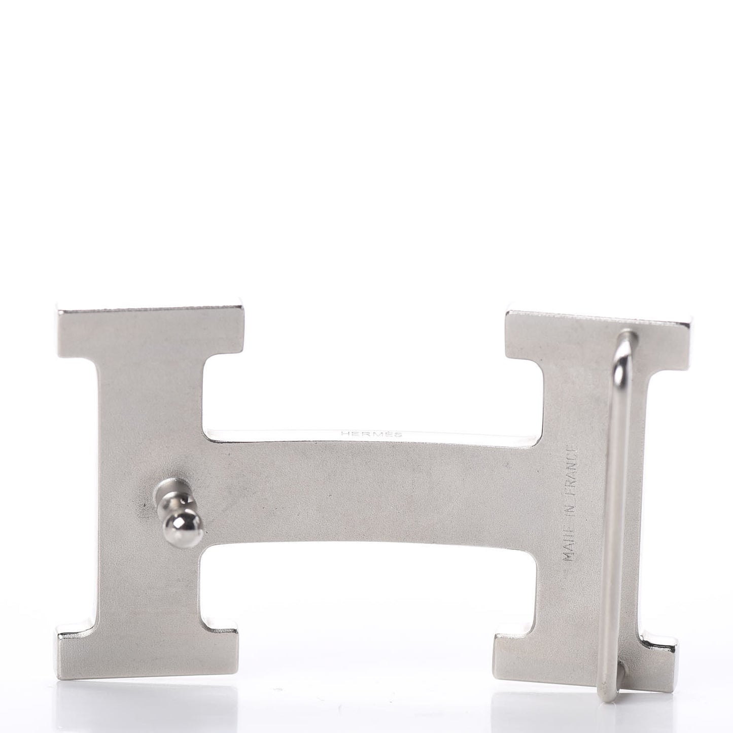 Palladium Guilloche 32mm H Belt Buckle