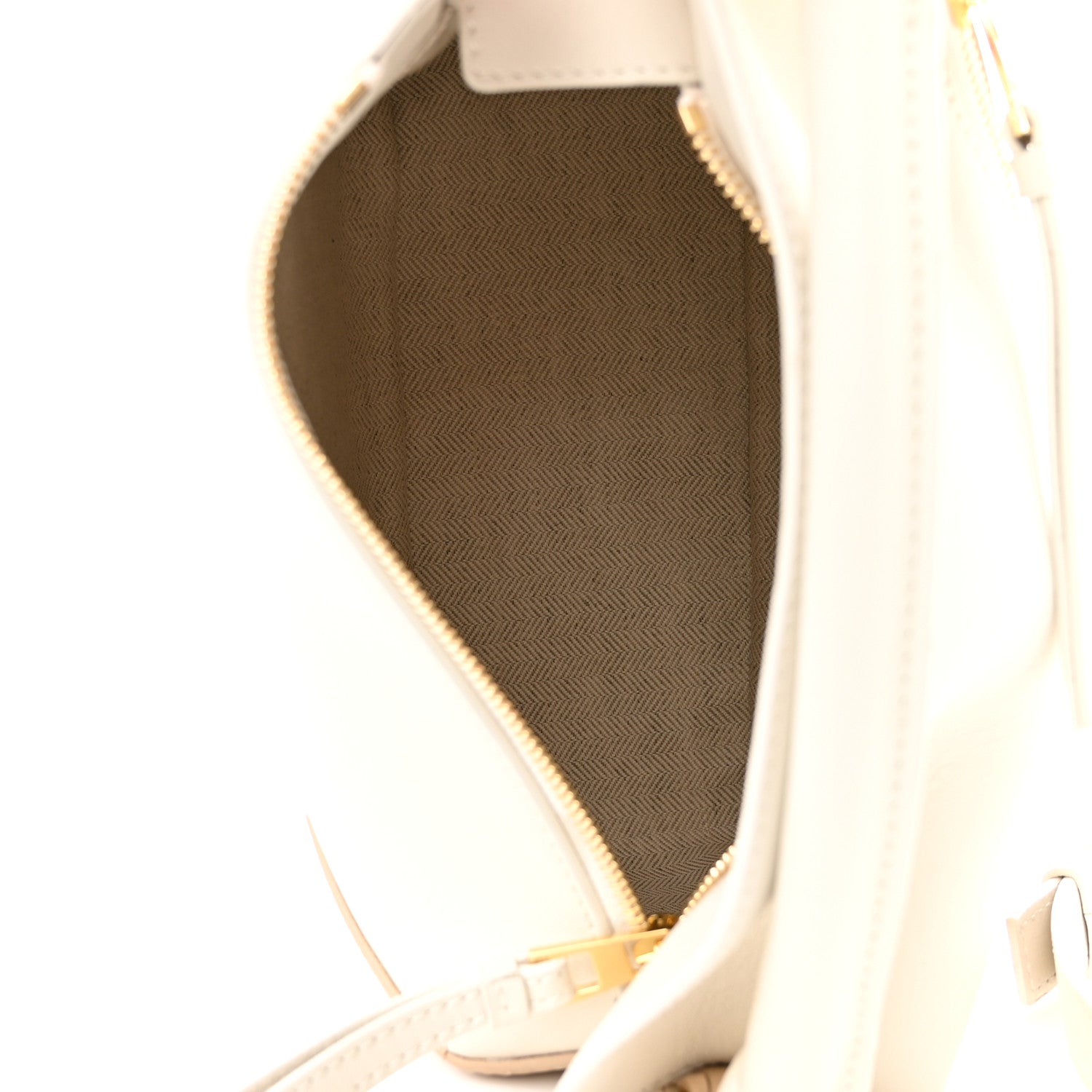 Loewe Classic Calfskin Small Puzzle Edge Bag Soft White Paper Craft 5 of 11
