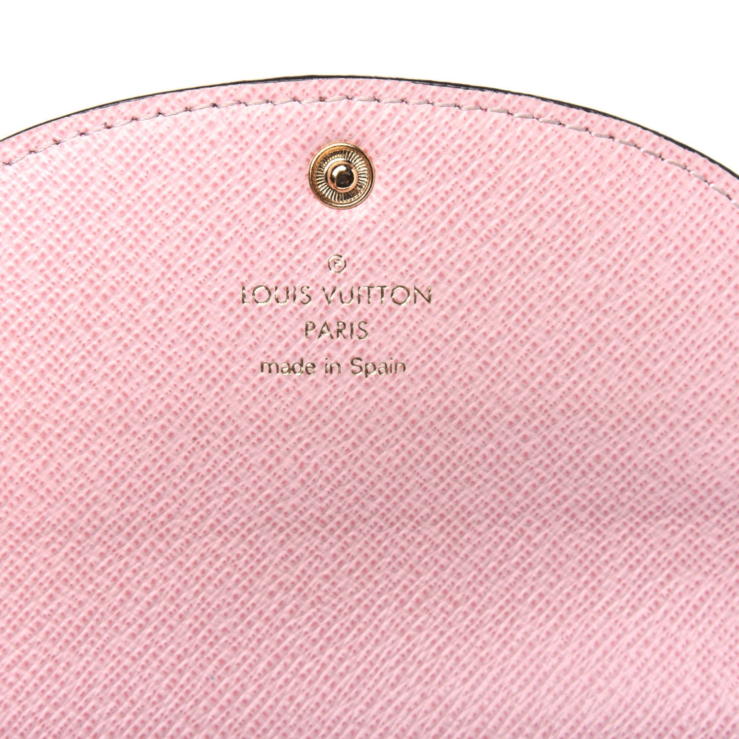 Louis Vuitton Damier Ebene Rosalie Coin Purse Rose Ballerine 6 of 9