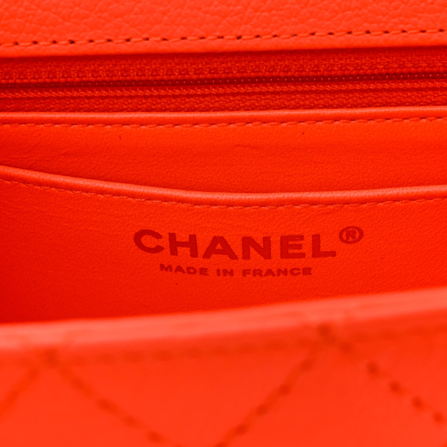 Chanel Goatskin Quilted 2.55 Reissue Mini Flap Orange 6 of 12