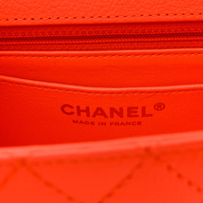 Chanel Goatskin Quilted 2.55 Reissue Mini Flap Orange 6 of 12