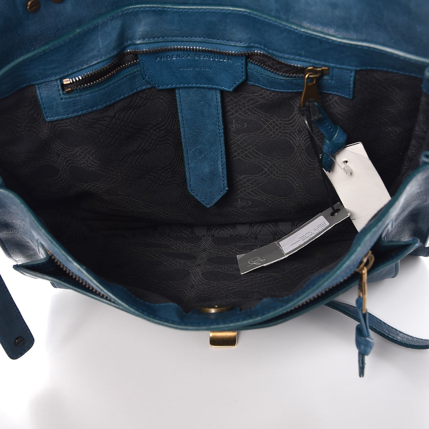 Lambskin Medium PS1 Satchel Sea Blue