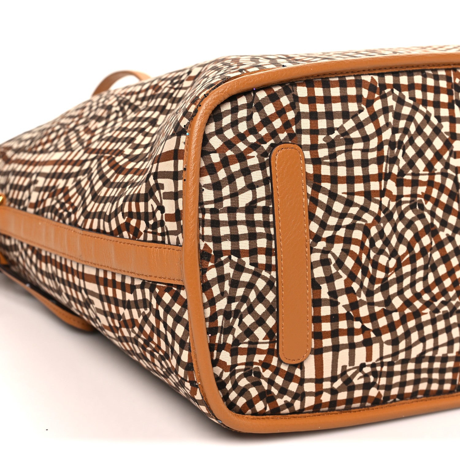 MCM Visetos Medium Liz Reversible Shopper Tote Cognac 10 of 14