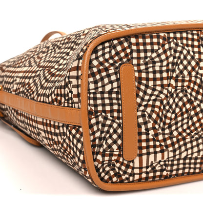 MCM Visetos Medium Liz Reversible Shopper Tote Cognac 19 of 23