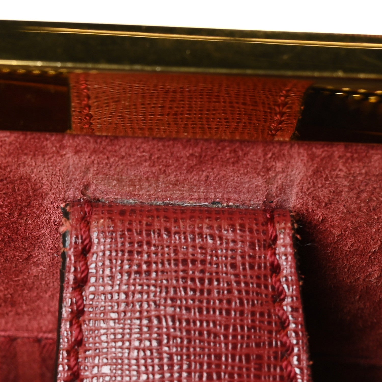 Fendi Vitello Elite Regular 2Jours Tote Rosso Scuro Ciliegia 15 of 15