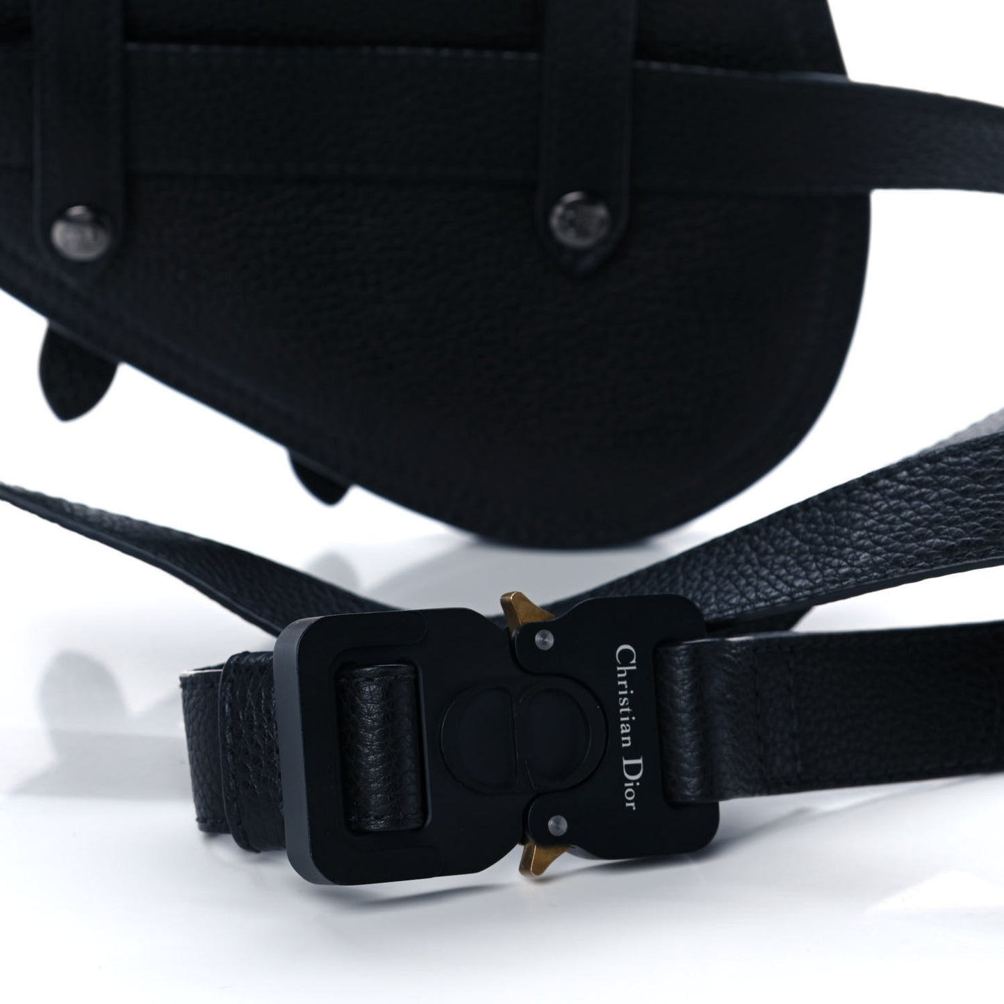 HOMME Oblique Saddle Belt Bag Blue