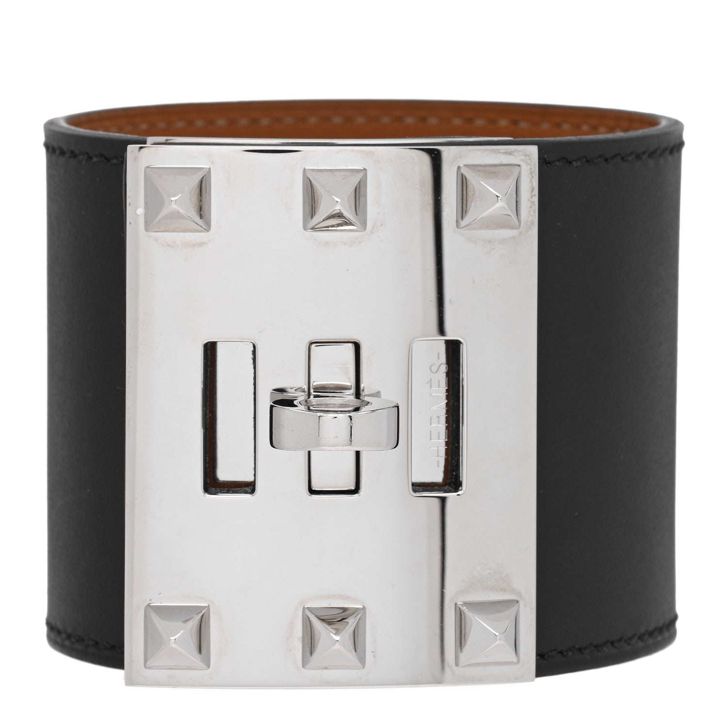 Hermes Chamonix Kelly Dog Extreme Bracelet S Black 2 of 4